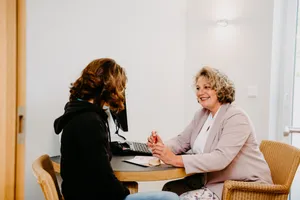 Beratungsgespräch mit einer Patientin